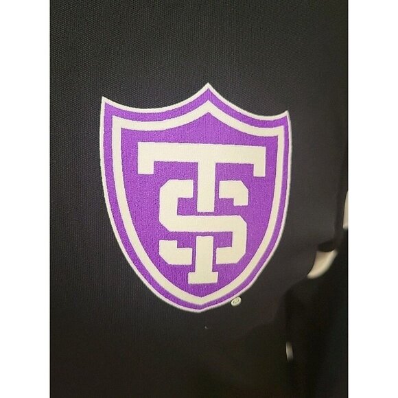 Under Armour University St Thomas Zip Up Black Women Large 1/4 Zip AntiOdor SPF - Picture 3 of 12